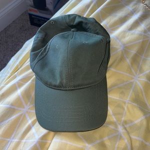 Denim olive hat